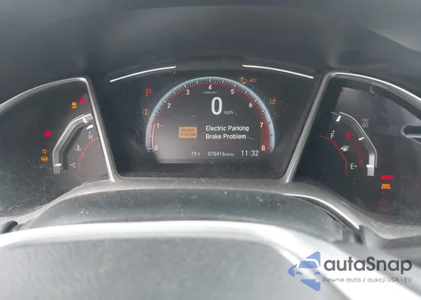 2020 Honda Civic Sport z USA, uszkodzony, nr VIN 2HGFC2F82LH601647